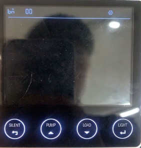 PMLCD or PMLCD-BT screen showing bm and value 00 in the top-left corner.